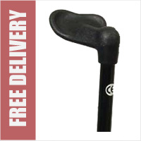 Deluxe Carbon Fibre 4-Part Folding Adjustable Walking Stick Cane