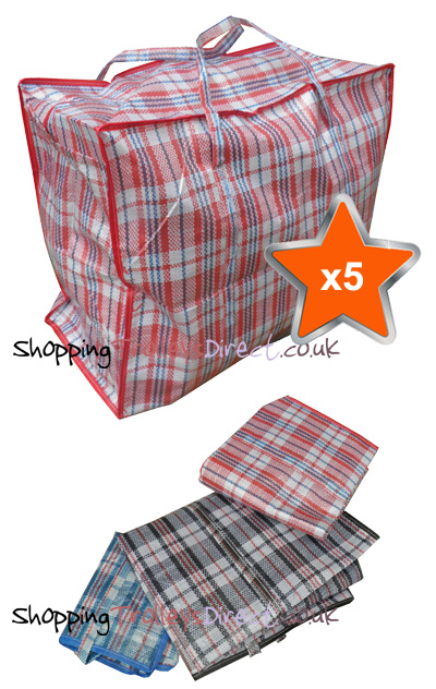 5 x Large Laundry Bags, Laundry Bags